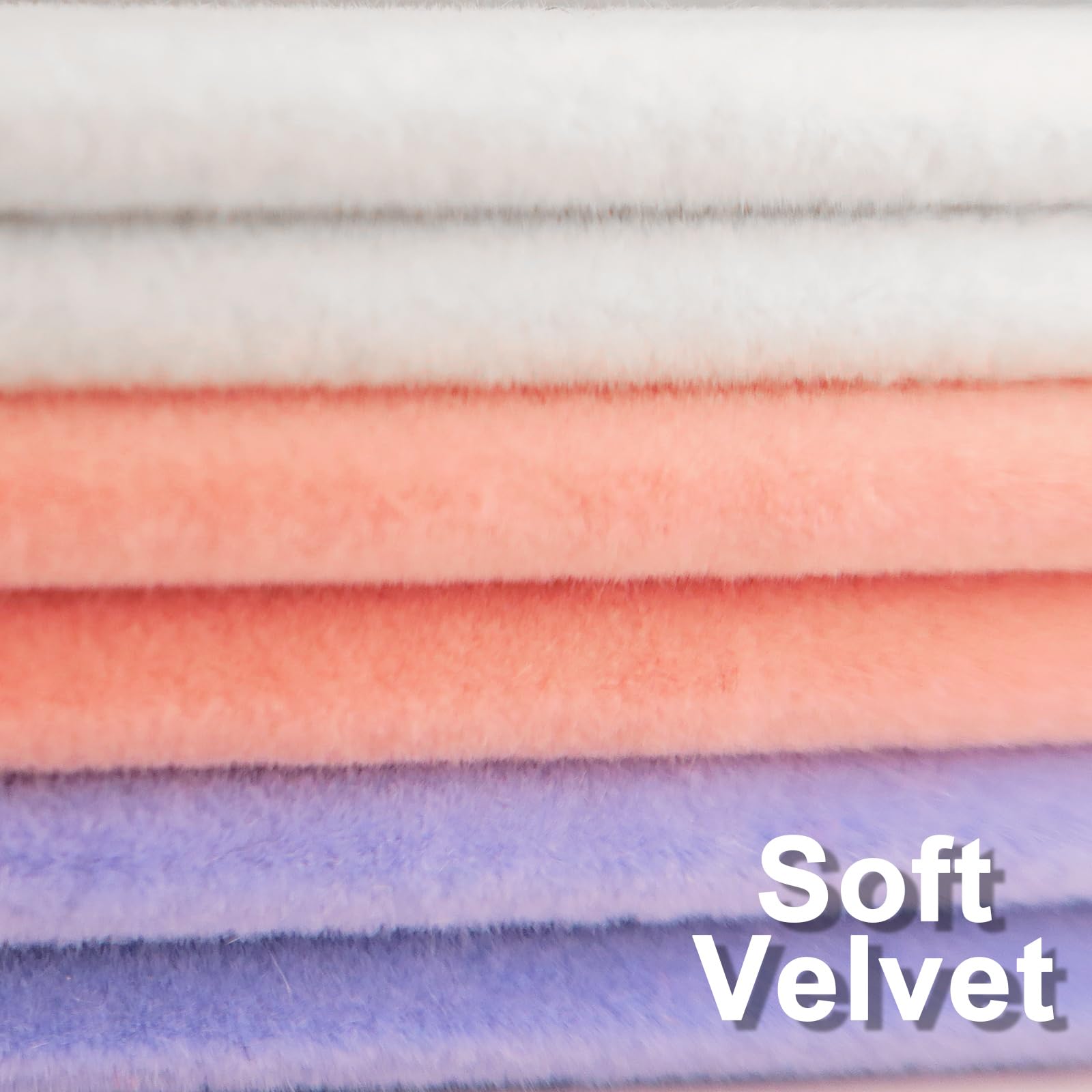 Perchas de Terciopelo Multicolor para bebés con Mini Ganchos, Paquete de 30, Antideslizantes, ahorran Espacio, Color Rosa, Lavanda y Blanco