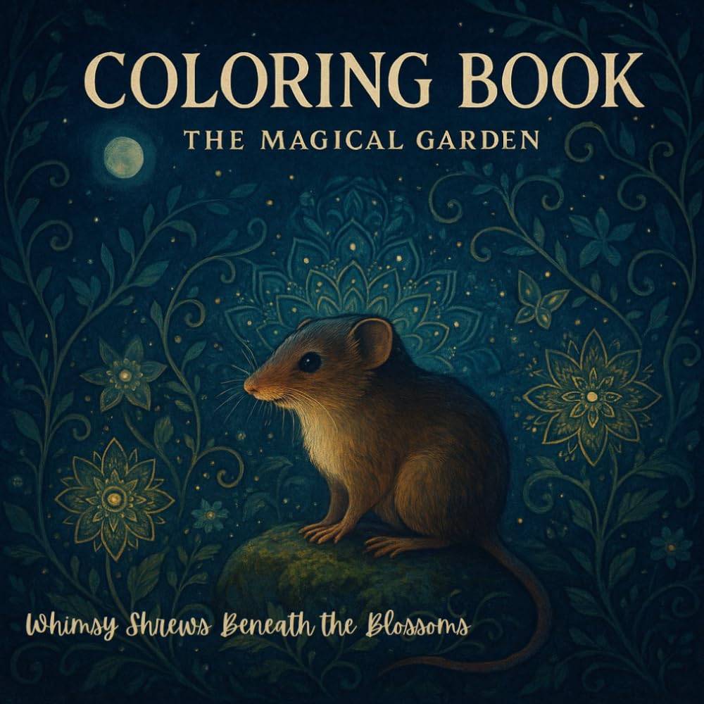 Coloring Book: The Magical Garden | Whimsy Shrews Beneath The Blossoms | 50 Cozy Garden fantasies to Color and Unwind | A Whimsical Garden Adventure ... Dreamers (Magical Garden Coloring Books)