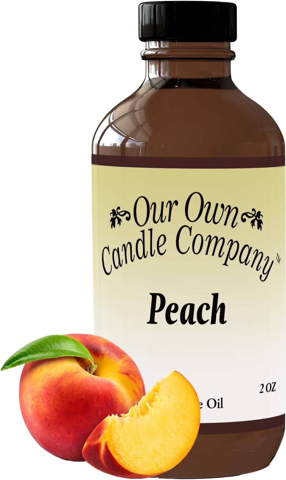 Our Own Candle Company - Peach Scented, Premium Grade Home Fragrance Oil for Diffusers (2oz)