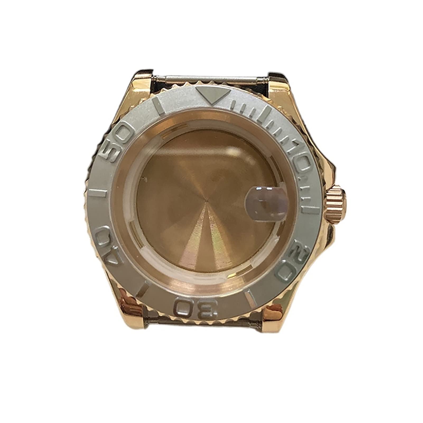 Caja de Reloj de Acero Inoxidable de 40 mm Compatible con Movimiento mecánico automático Mingzhu 2813. Tapa para Relojes 8215, 8200 y 821A. Accesorios para Relojes.