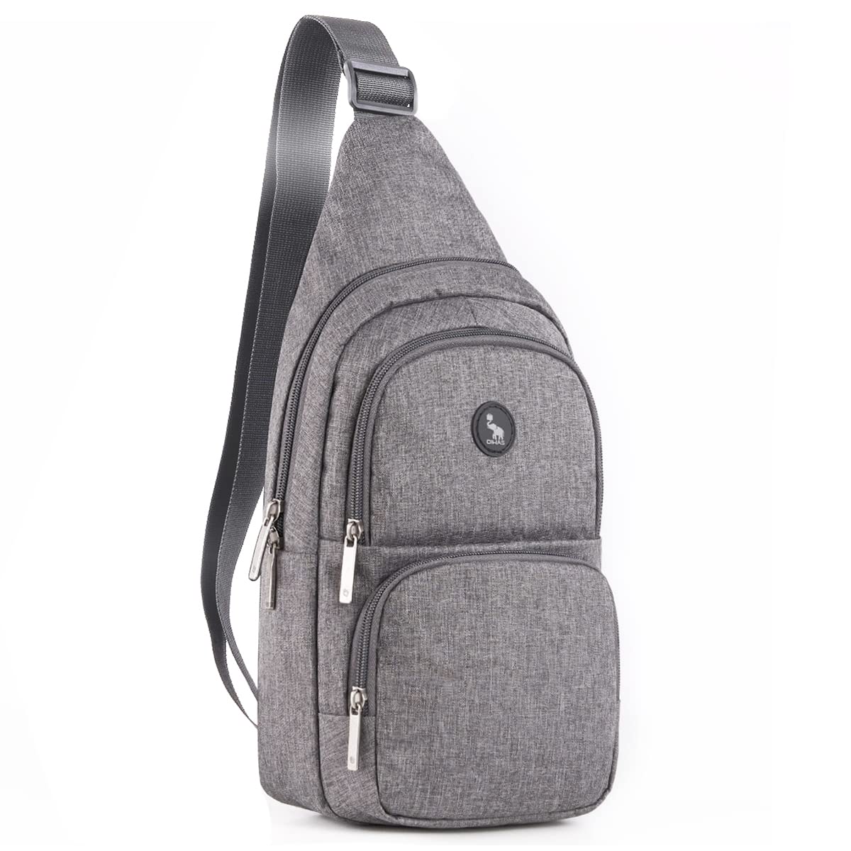 OIWAS Brusttasche Herren Kleine Crossbody Bag Schultertasche Umhängetaschen Herrentasche zum Freizeit Urlaub Wandern Kuriertasche Leichte Reisen Grau