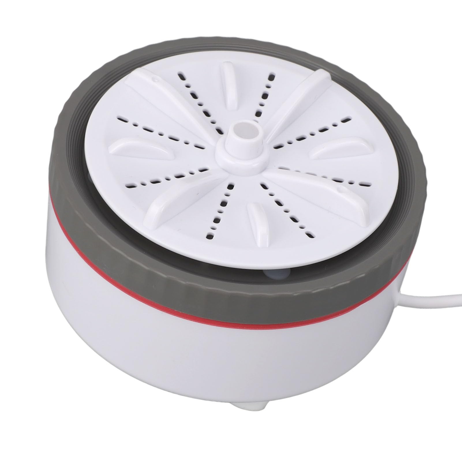Mini-Turbo-Waschmaschine, Effiziente Tragbare Waschmaschine für Kleine Kleidung, USB-betriebene Mini- für Geschäftsreisen und Reisen (GRAY)