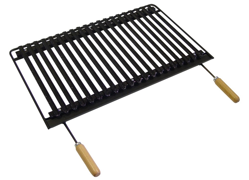 Imex El Zorro 71720 - Parrilla esmaltada, 41 x 76 x 2.7 cm, Color Negro