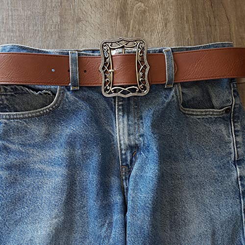 Vegan, Non-Animal Belt with Western Buckle3