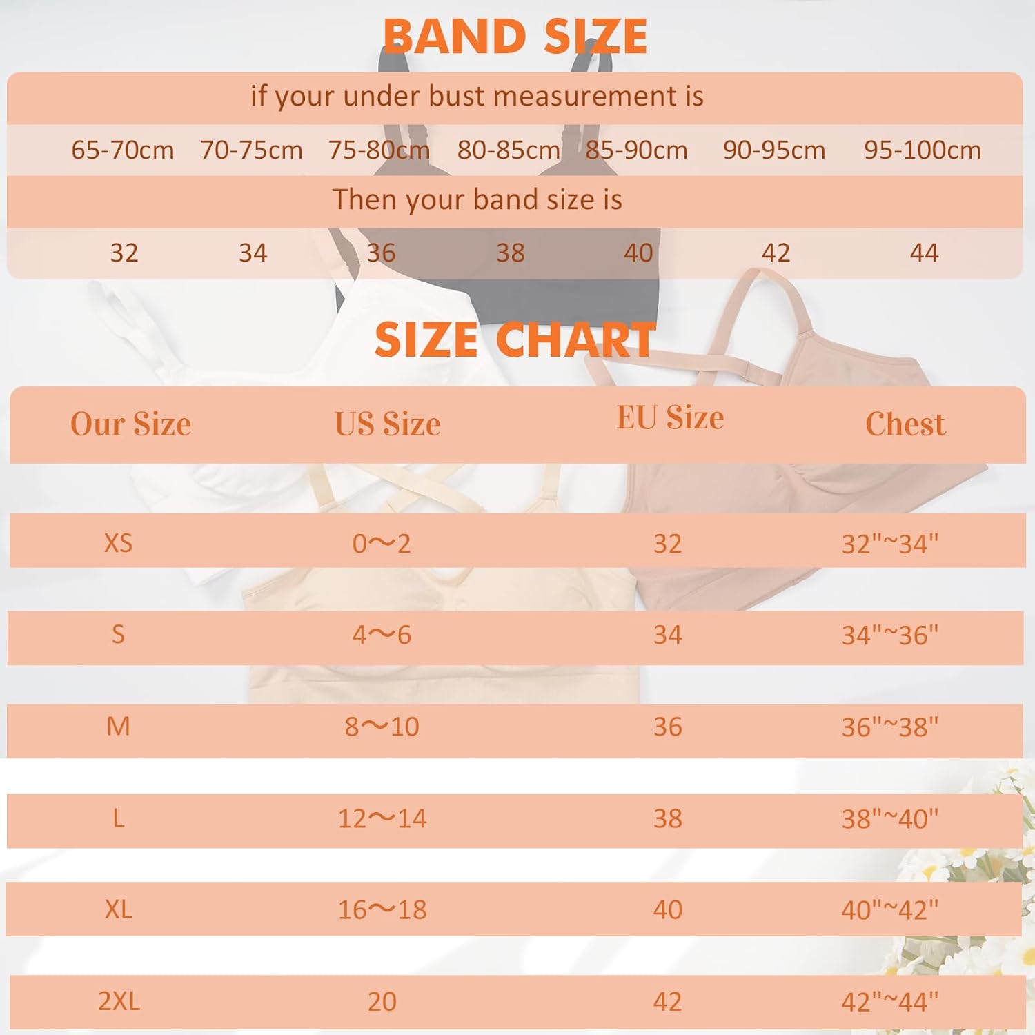 Wireless Sewn in Padded Bras for Women No Underwire T Shirt Bralettes Full Coverage Comfortable Everyday Bra - Image 6