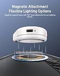 TELESIN 2-in-1 Magnetic Selfie Light & Flash Light for iPhone | 5000 Lux Ring Light, LED Selfie Ring Fill Light for Content Creation/Vlogging/Selfie/TikTok/Video/iPhone/Android