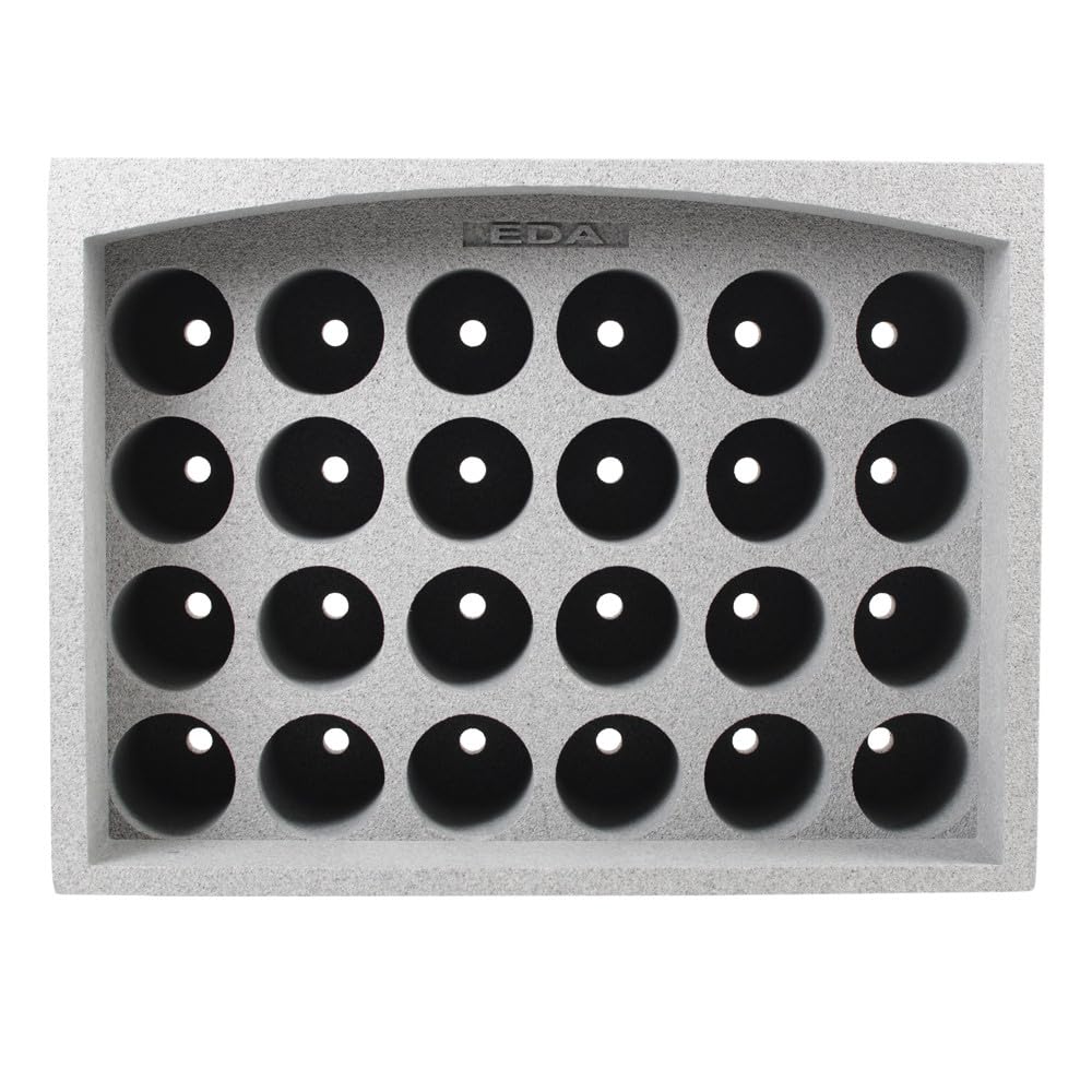 Deconation Lot De 3 Casiers Porte 24 Bouteilles Soit 72 Bouteilles - Polystyrène Expansé - Etagère à Bouteilles