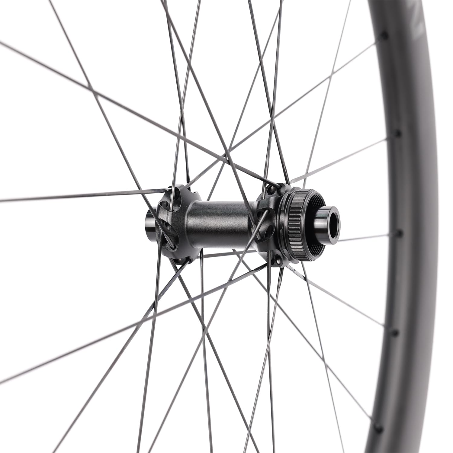 Ruote per bici gravel in carbonio ICAN G40/G50 da 1320 g/1375 g, cerchi con gancio 700C, larghezza interna 25 mm, mozzo a cricchetto 36T