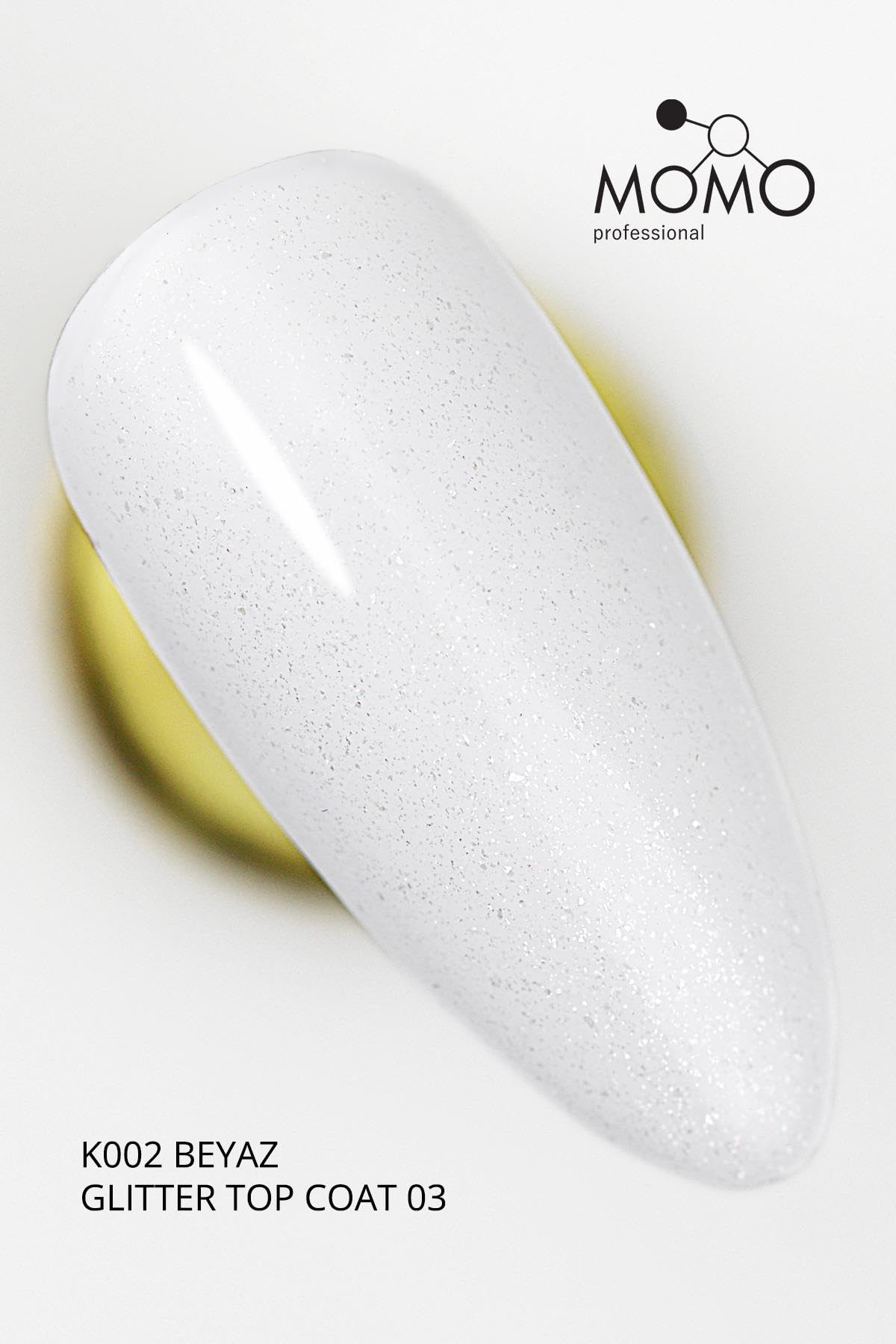 MOMO professional Kalıcı Oje İçin Glitter Top Coat 03 9 ml