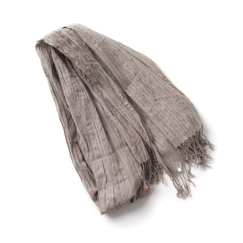 Foulard en coton uni anti-glisse doux pour peaux sensibles