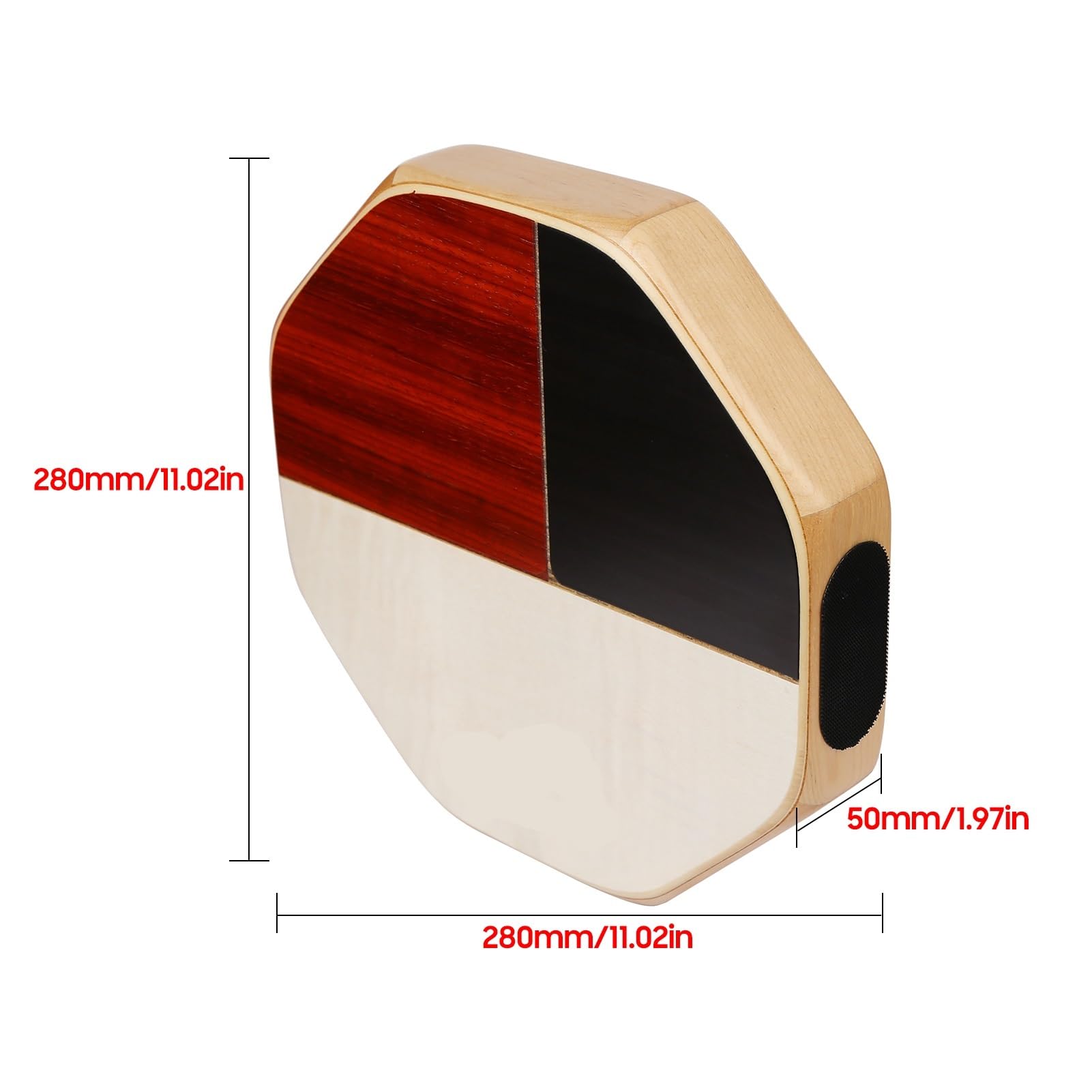 Cajon Cajon Tamburo a mano Strumento a percussione con borsa for il trasporto Portatile for viaggi Campeggio