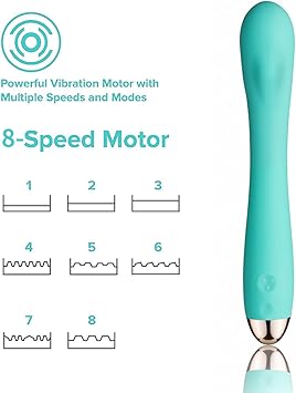 Xoolover Masajeador 8 frecuencia 100% impermeable de carga ...