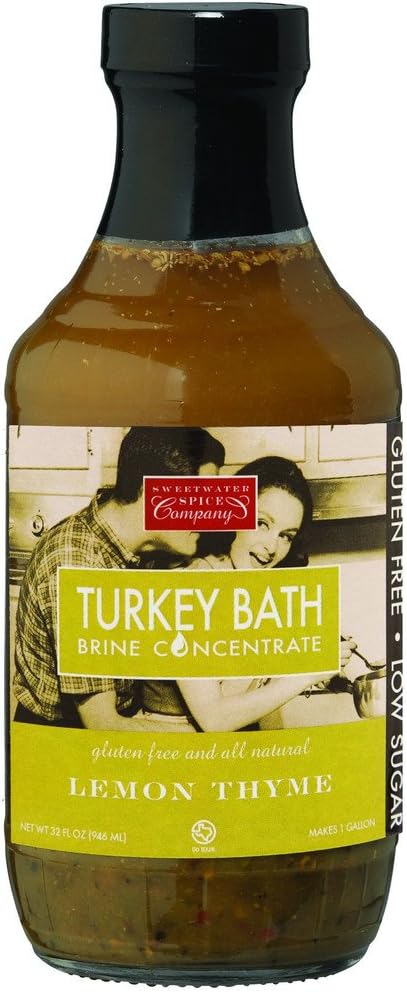 TURKEY BATH Lemon Thyme Brine Four Pack