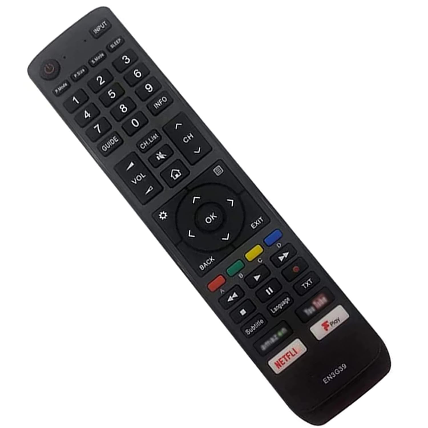 NEW Replacement for hisense en3g39 remote control for hisense tv remote smart LED LCD TV, No Setup Needed for Hisense Remote Control