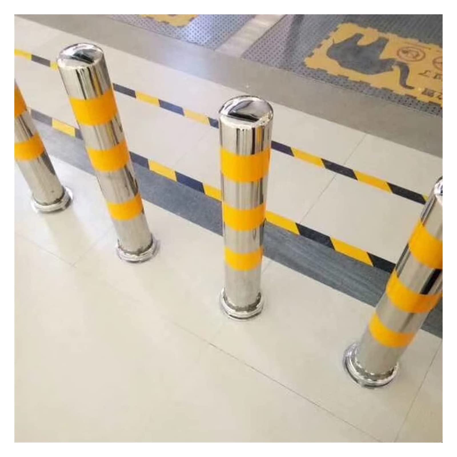 Amazon.co.jp: ステンレススチール製駐車場柱、駐車場ロック、駐車場