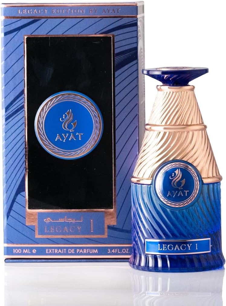 AYAT PERFUMES LEGACY perfumy dla mężczyzn 100 ml, perfumy Dubaju, orientalne i eleganckie zapachy, długotrwałe, intensywne i wyrafinowane perfumy męskie. (LEGACY 1)