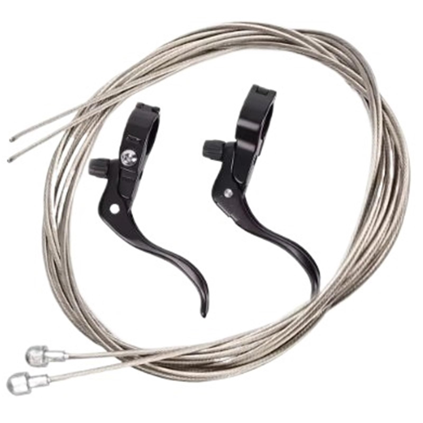 POAYUEWR 1Pair Bicycle Parts Road Bike Brake Levers 22.2mm 31.8mm Fixed Gear Deputy Vice Brake Parts Brake Handle Bike Brake Drum(22.2 and Wire)