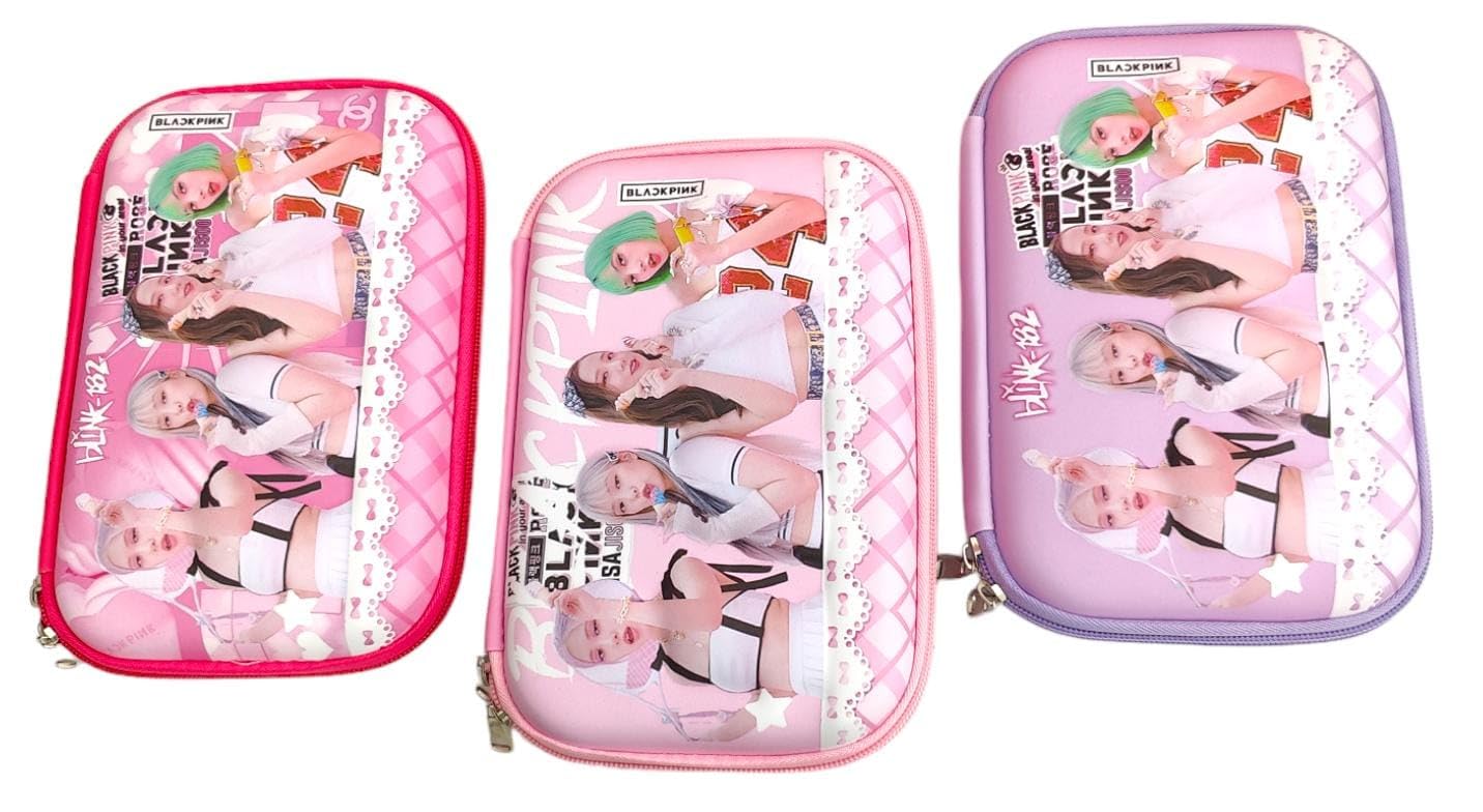AMANVANI Polyester Blackpink Pencil Box Pencil Case Large Capacity Hardtop For Kids, Pencil Pouch Bag For Girls Students With Zip Closure Portable Stationery Bag Organizer Birthday Return Gift 1Pc (B0CW8YXQ9S) Amazon Price History, Amazon Price Tracker