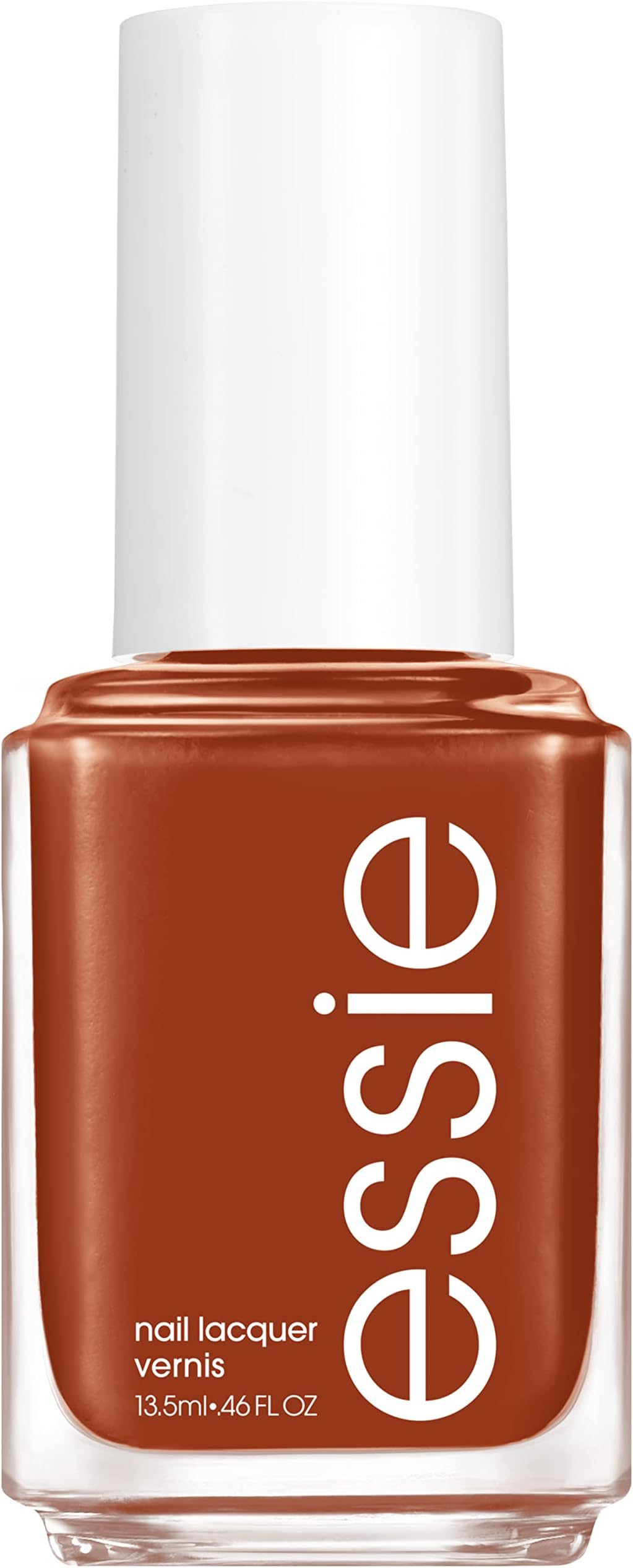 Nail Polish, Salon-Quality Warm Brown Nail Polish, Vegan, Row With The Flow, 0.46 fl oz
