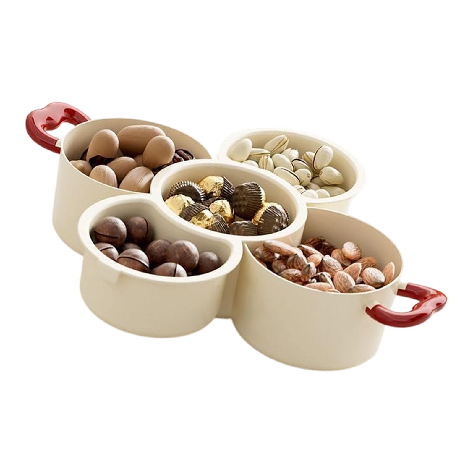 TFAOYS Of 1 Removable Drain Basket Fruit Bowl Double Layer Design for Hygienic Storage Snacks and Fruits PP Kitchen Accessory