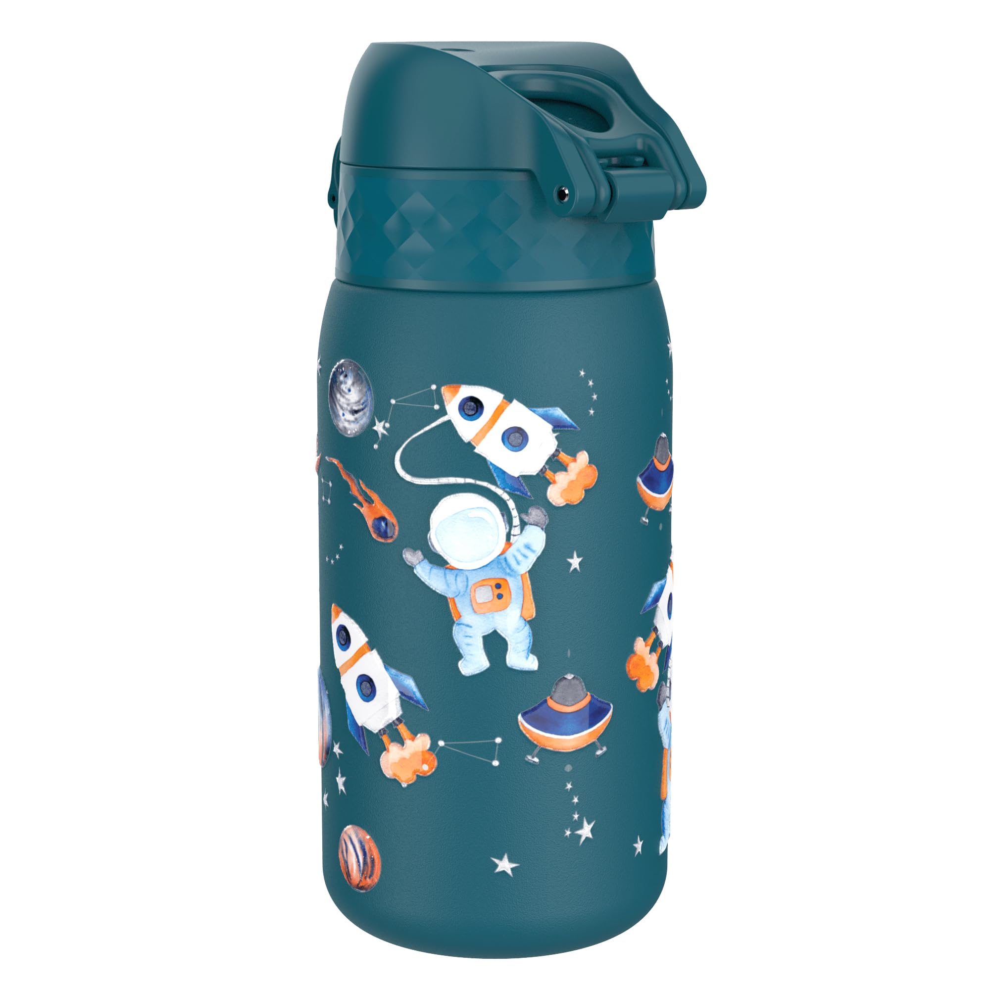 Ion8 Vacuum Insulated Steel Water Bottle, 320 ml/11 oz, Leak Proof, Easy to Open, Secure Lock, Dishwasher Safe, Carry Handle - Image 2