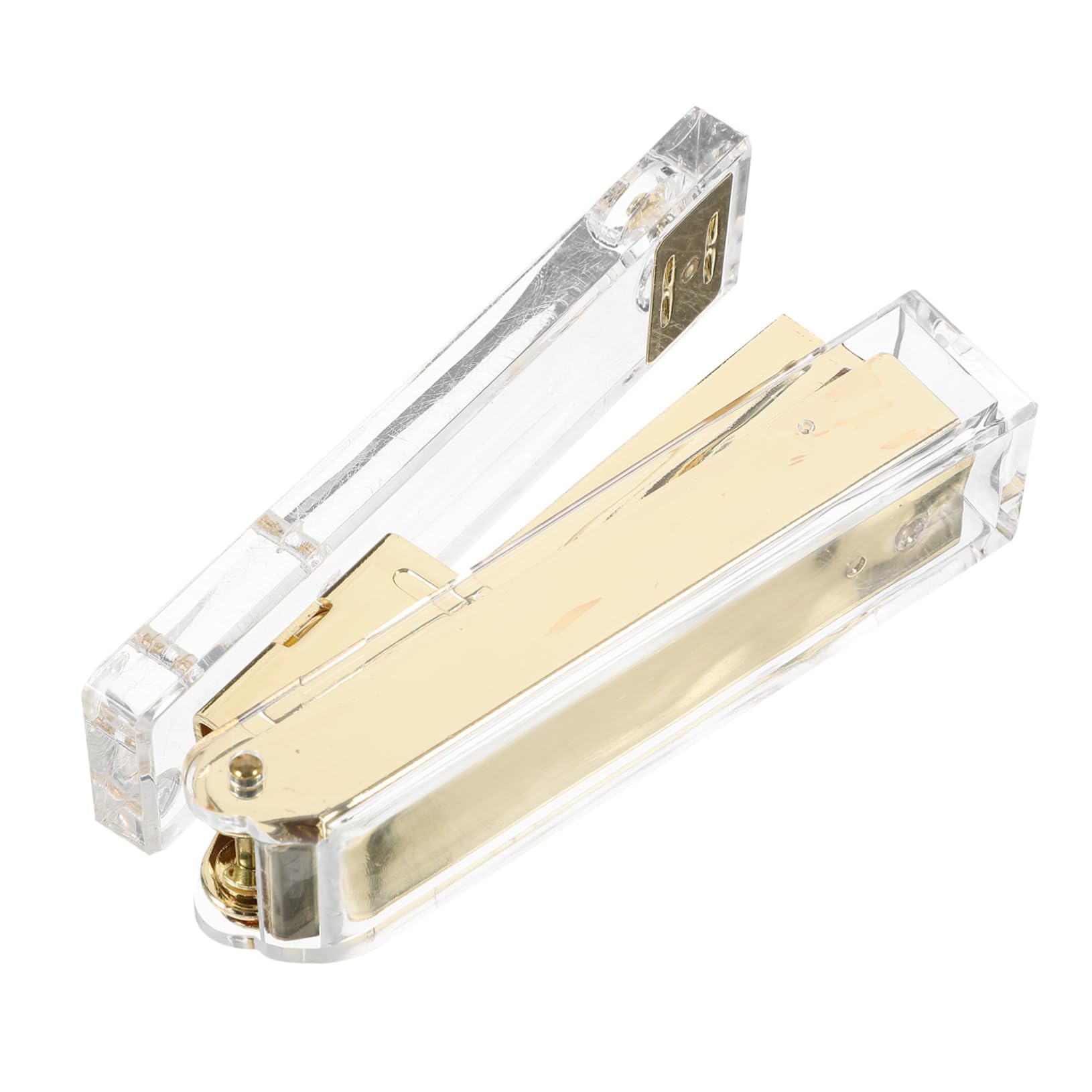 ARTIBETTER 5 Pezzi cucitrice Picket ufficio CONTINIZIONI PERSCITARI cucitrici alla rinfusa elementi essenziali della scrivania cucitrici per scrivania forniture da scrivania Acrilico D'oro