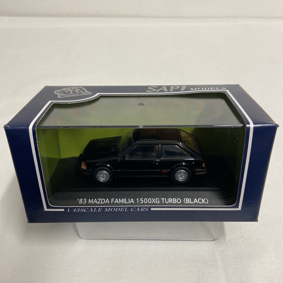 Amazon | SAPI 1/43 MAZDA FAMILIA 1500XG Turbo 1983年 Black マツダ