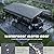 Praxatek Heavy Duty Metal Carport–12x20/13x20 FT Galvanized Steel Roof, All-Weather Outdoor Vehicle Shelter for Car, Truck, Boat, SUV, Black (13x20 FT)