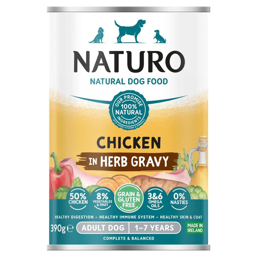 Naturo Adult Dog Wet Food, 390g