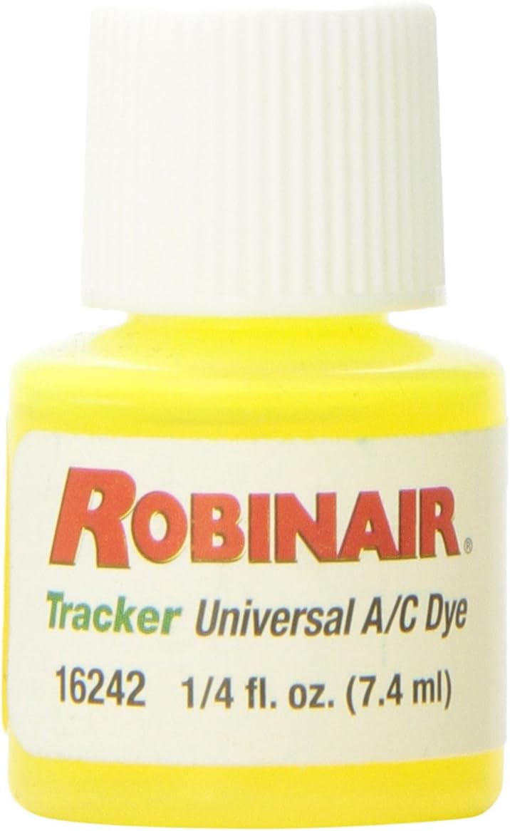 Robinair (16242) Tracker Universal A/C Fluorescent Dye - Twelve 1/4 oz. Bottles, 12 Applications