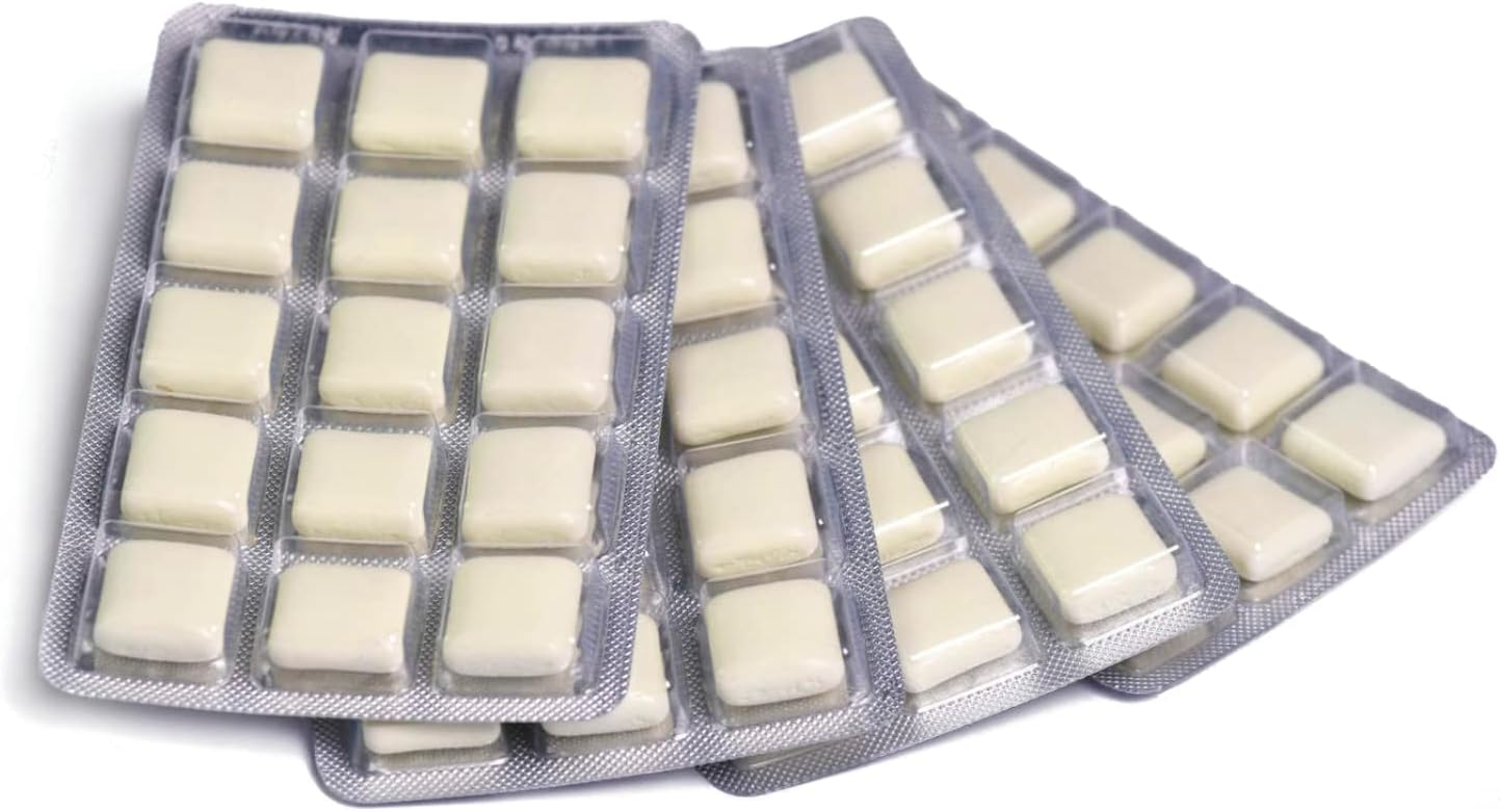 LEADER, Nicotine Polacrilex Gum, Nicotine Gum 4mg, For Those Who Smoke Within 30 mins of waking up, Original Flavor, Sugar Free, For Adults 18+, both Men & Women, Compare to Nicorette, 50 count, 2Pack