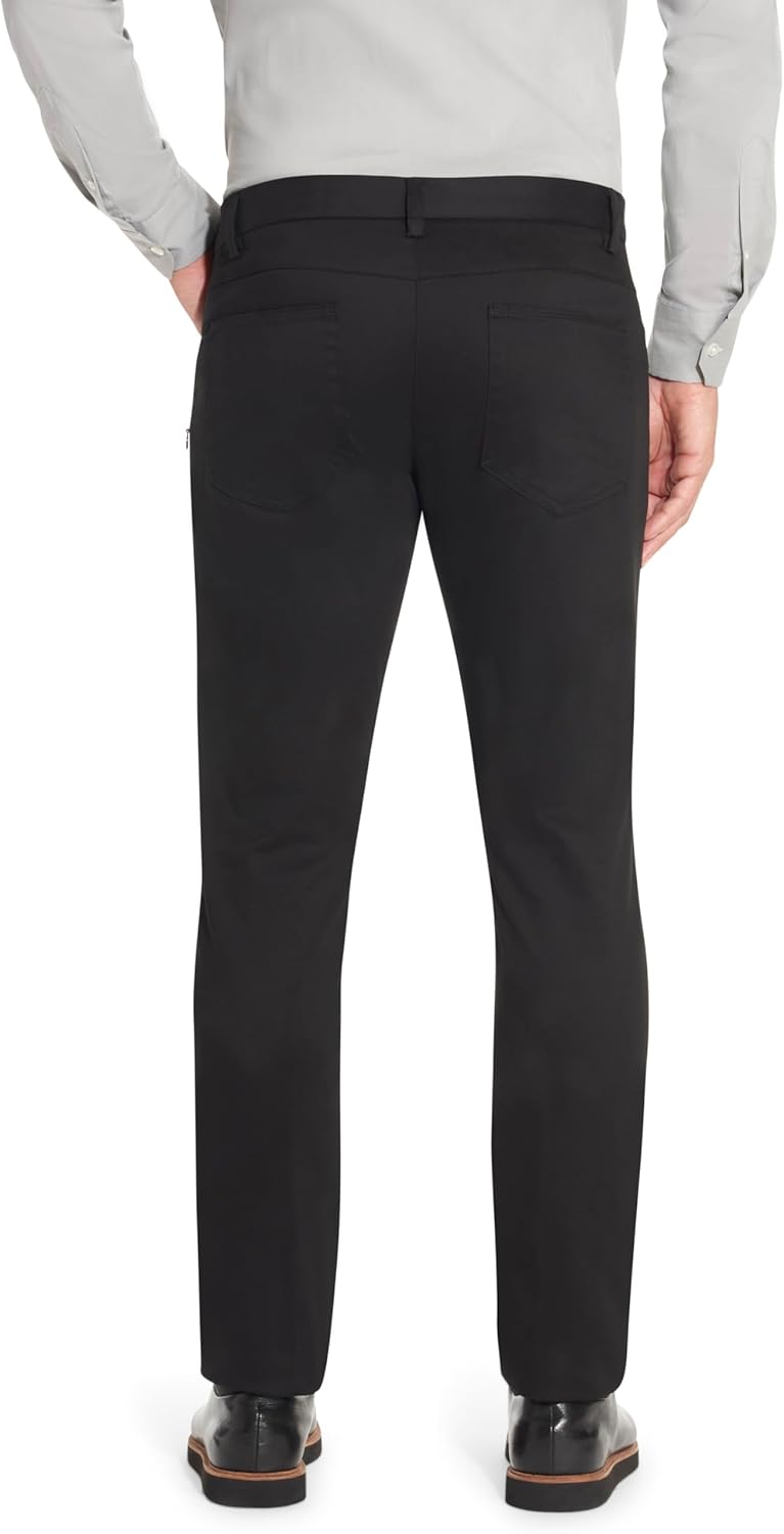 Van Heusen Mens Slim Fit Flex Super Soft Tech PantBusiness Casual Pants