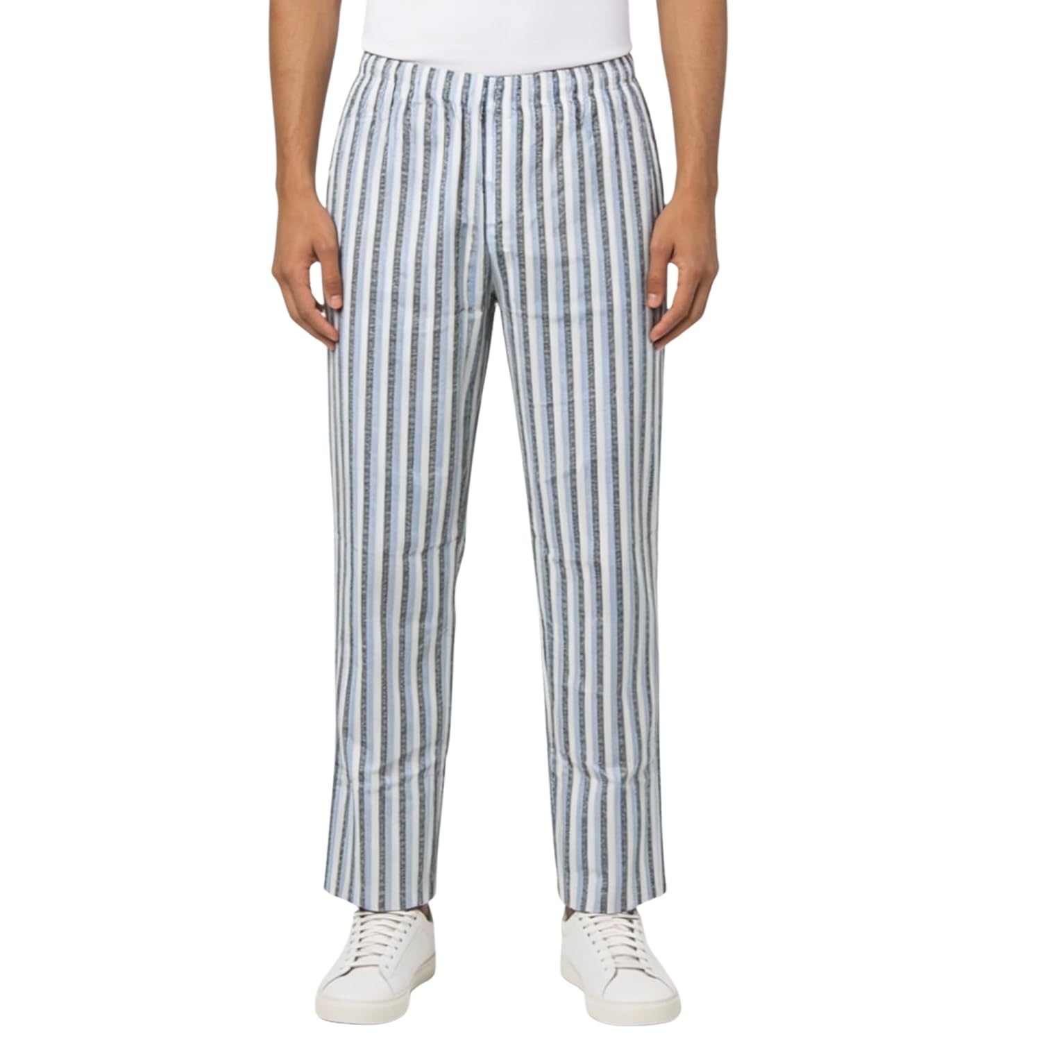 bonjour Men’s Super-Combed Cotton Printed Pyjamas | Regular Fit with Elasticated Waist and Drawstring |Comfortable Loungewear for Men-picture-32
