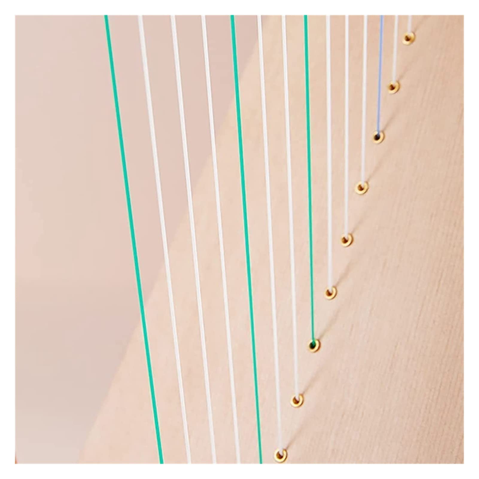 TSTS Lyre Instrument 19 Saiten Lyre Harp Holz Lyre Mit Tuning-Schraubenschlüssel Für Musikliebhaber Anfänger Kinder Erwachsene Musikinstrument