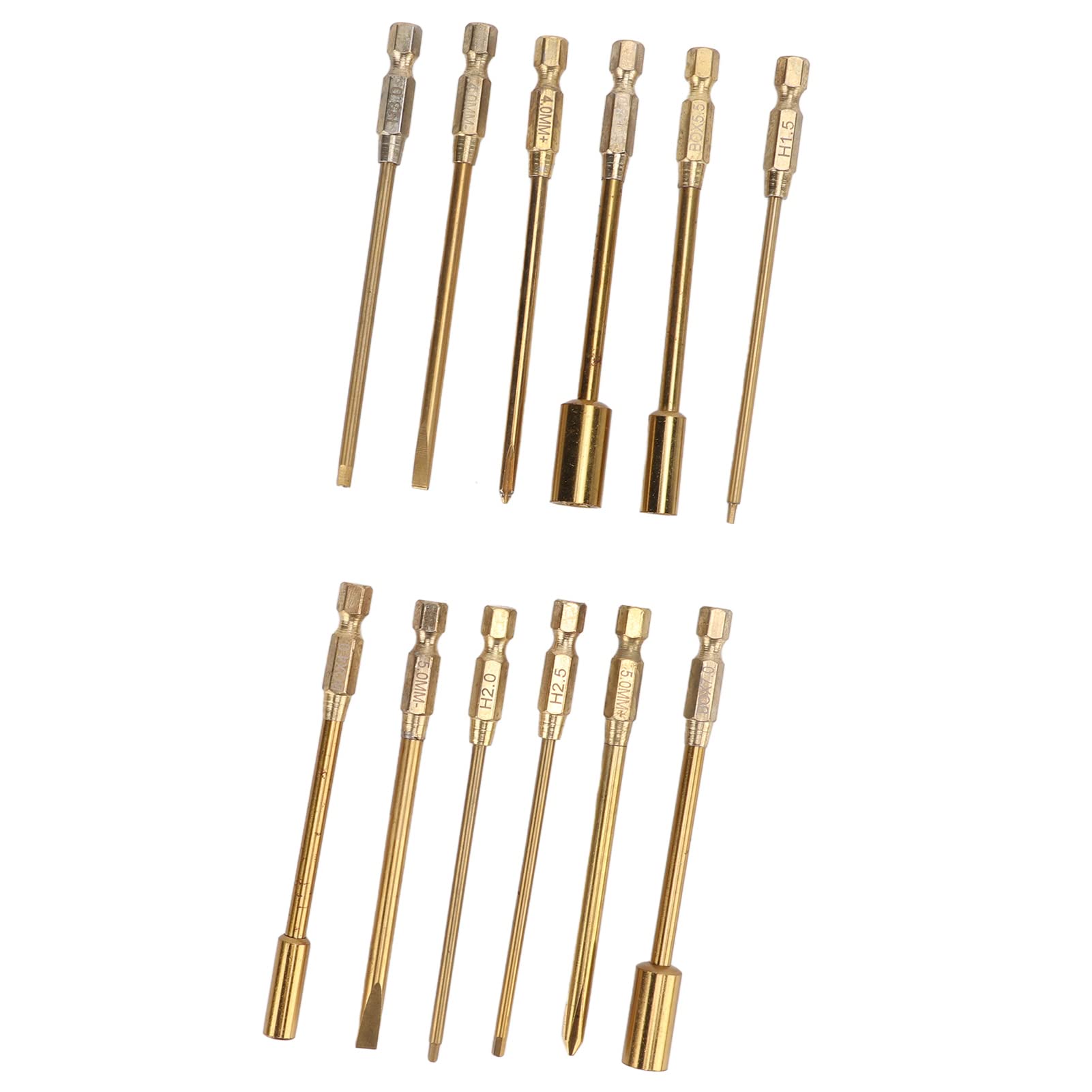 Jeu De Tournevis 12 En 1, Kit D'outils De Voiture RC, Têtes Détachables D'outils De Réparation RC Avec Poignée Rouge Pour Voitures Modèles De Drones