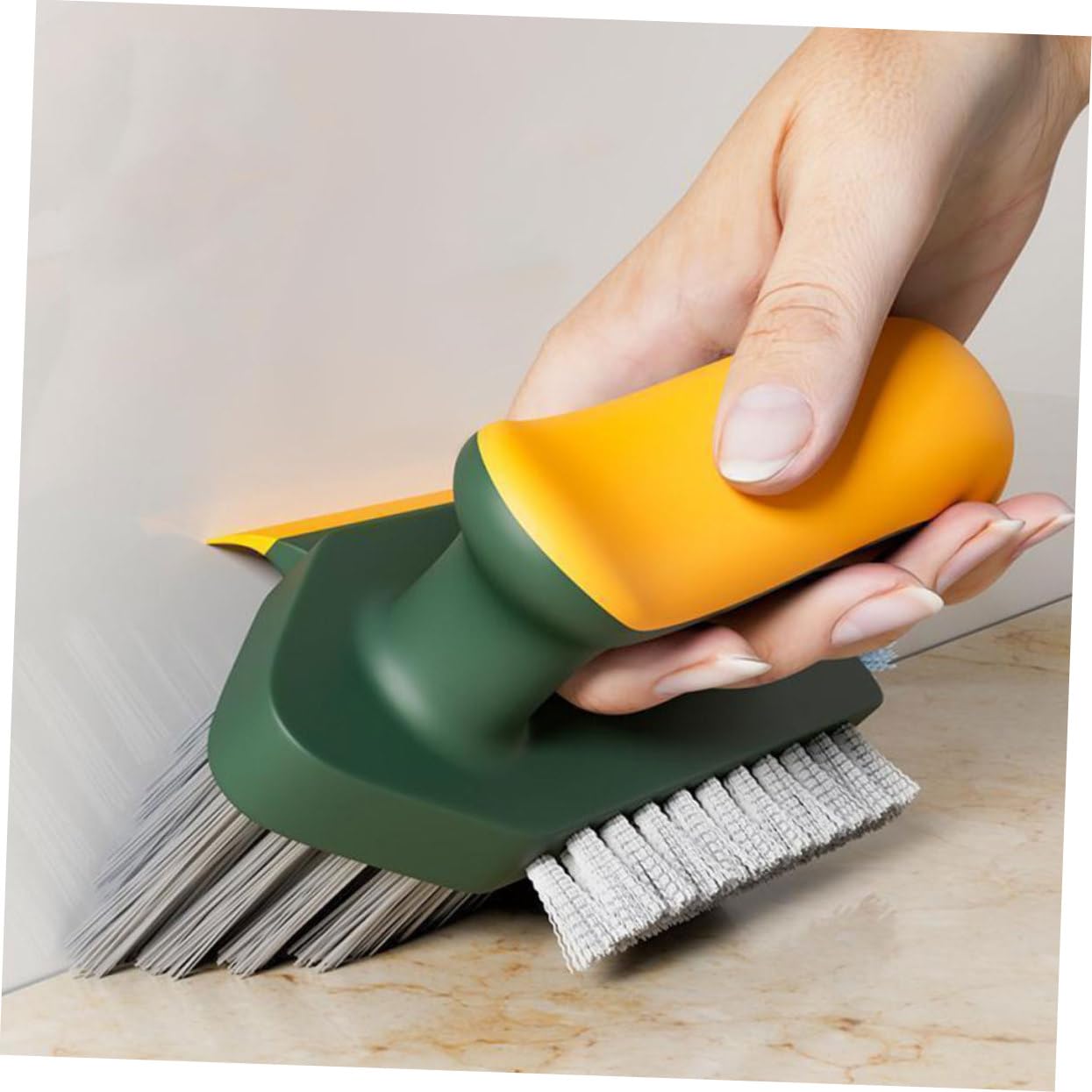 PRETYZOOM 8piezas Cepillo De Limpieza De Juntas y Grietas para Baño y Cocina Cepillo Reutilizable De Suelo y Azulejos Diseño Ergonómico y Esquinas