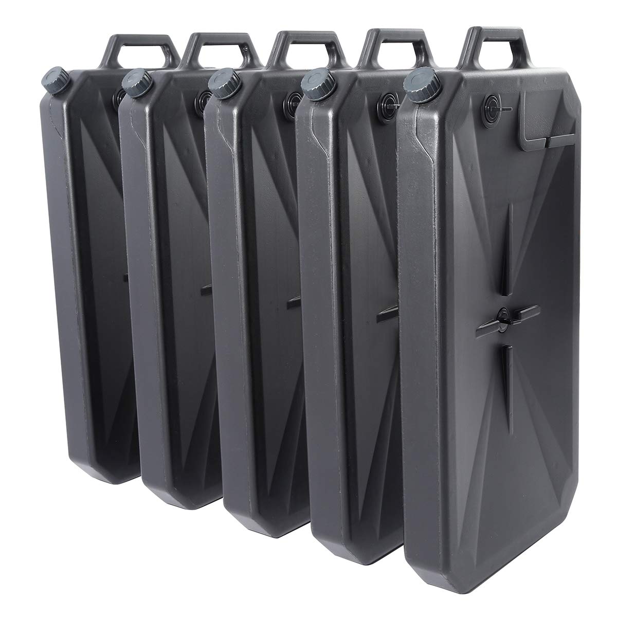 Green-L Universal 19L Low Profile Oil Drain Pan W/Spout Fit For Harley Honda Yamaha Kawasaki (5xOil Drain Pan)