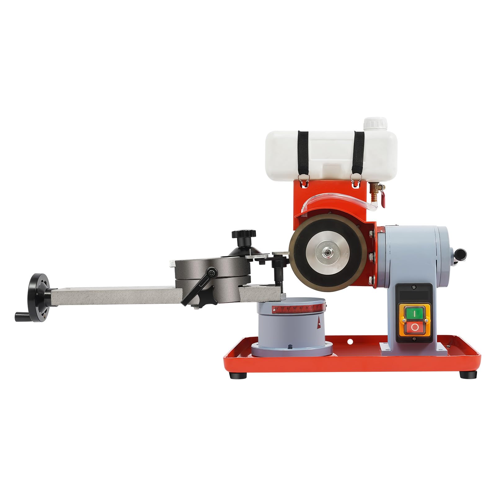 250W Schärfmaschine, Sägeblattschärfgeräte Schärfmaschine für die Holzbearbeitung und Holzwerkstoffherstellung, 220V 2850RPM Schärfgerät Kreissägeblatt Schleifer mit 0.22 Gallon Wassertank