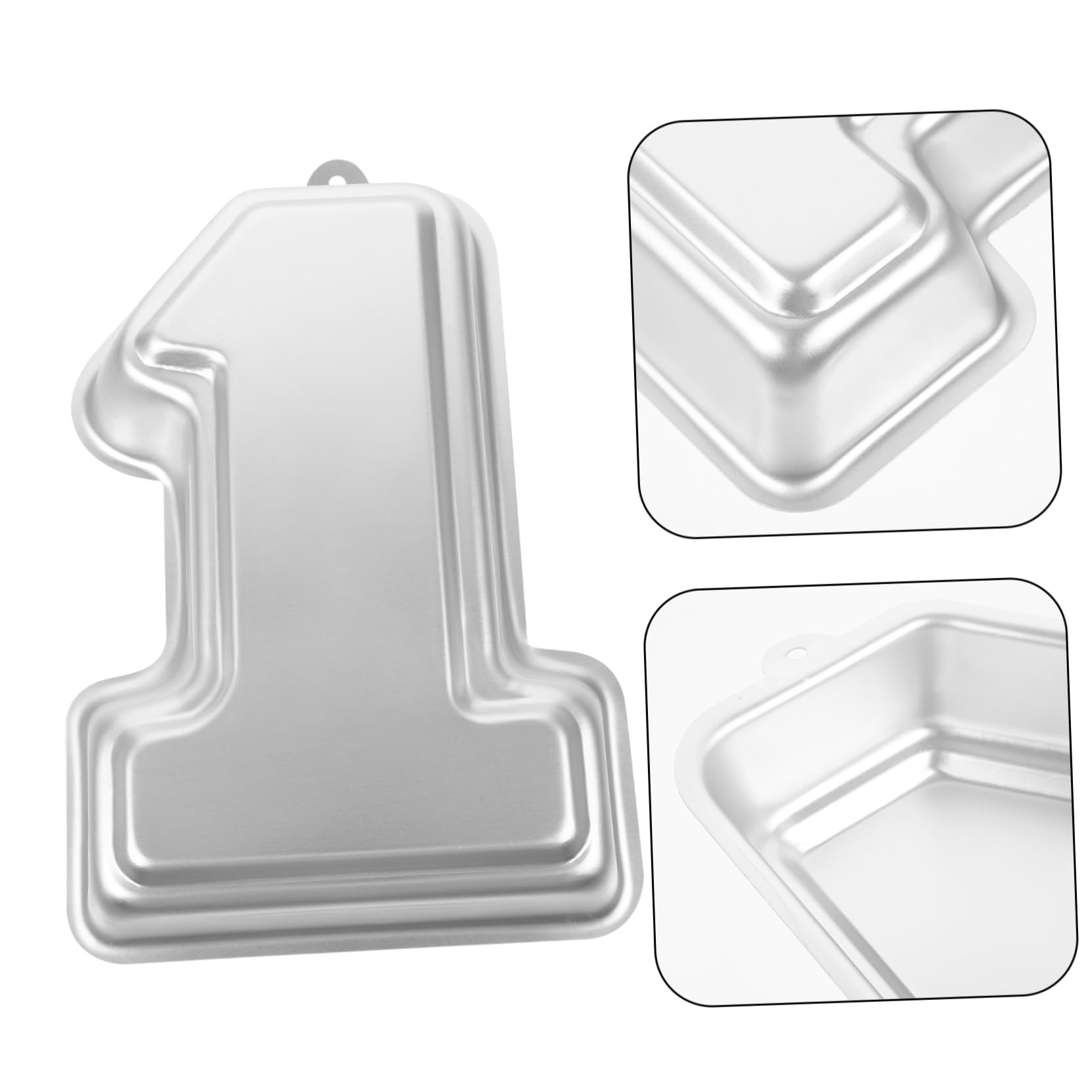 Alipis 4pièces Moule à Gâteau Aluminium Numéro Pan De Pâtisserie Pour Et Événements Spéciaux Accessoire De Cuisine Pratique Pour Gâteaux Étonnants