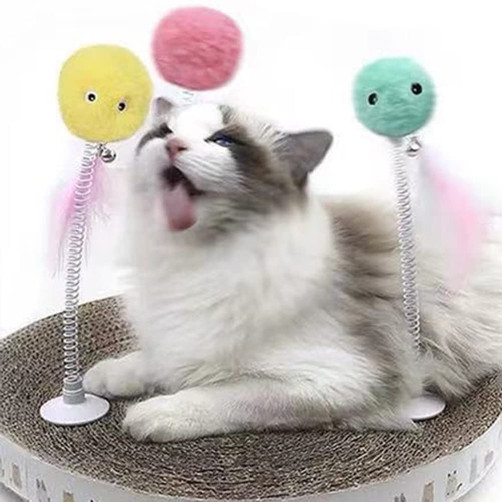 Palle Giocattolo Per Gatti Con Suoni - 3 Pezzi Con Erba Gatta Per Intrattenimento