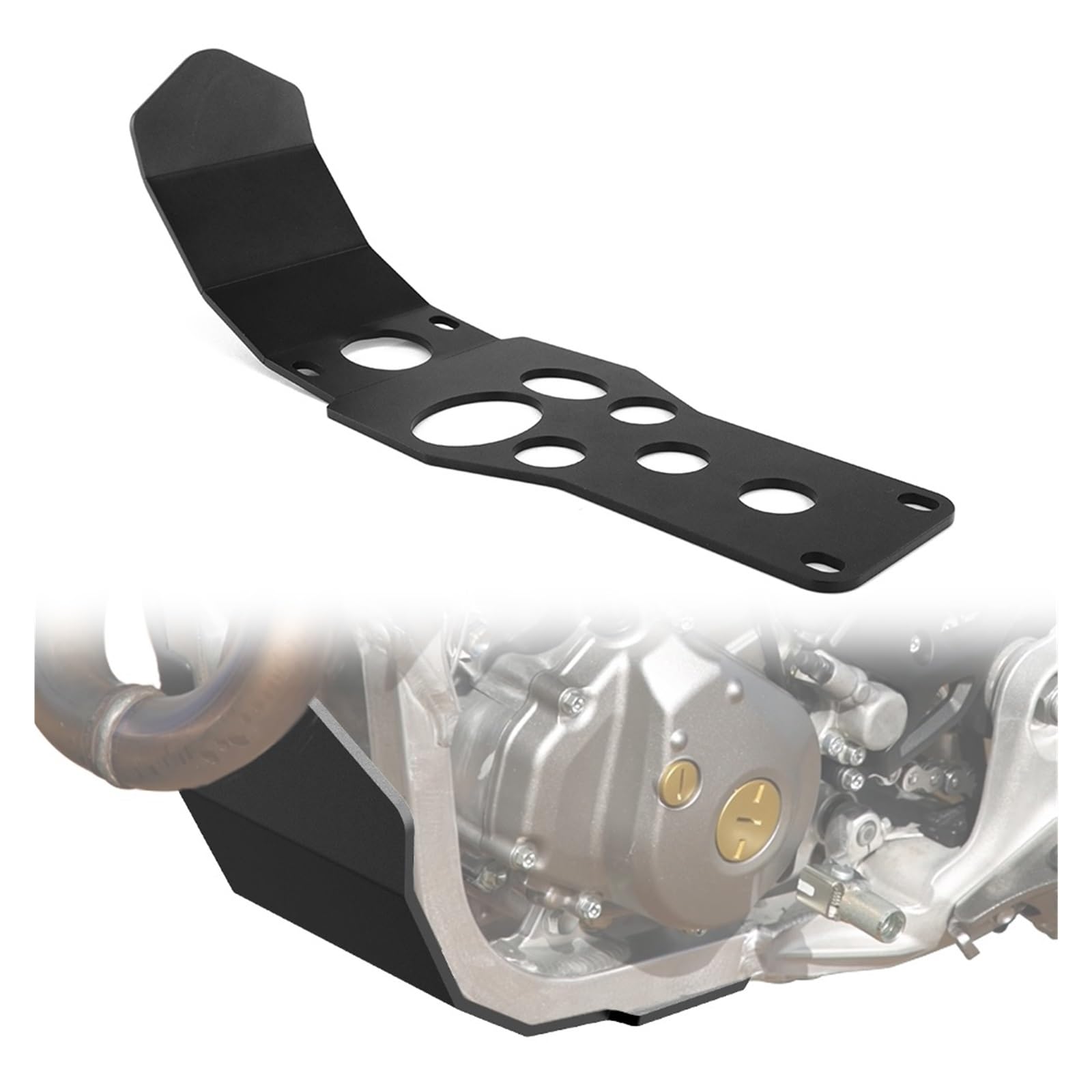 Paracoppa motore moto Misura Per KX250 KX450 2021 2023 2024 KX 250 450 Copertura Di Protezione Del Motore Motociclo Base Telaio Piastra Paramotore Accessori