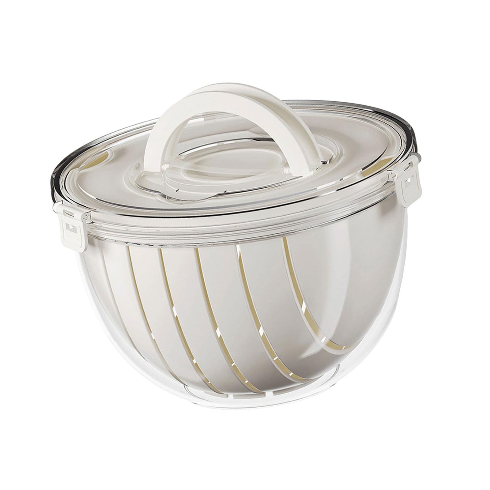 Nucelit Modern Watermelon Divider Basket Produce Strainer Easy Cleaning Compact Design for Home Use Fruit Slicer