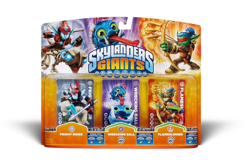 Skylanders Giants : Triple Pack G - Fright Rider + Wrecking Ball + Flameslinger
