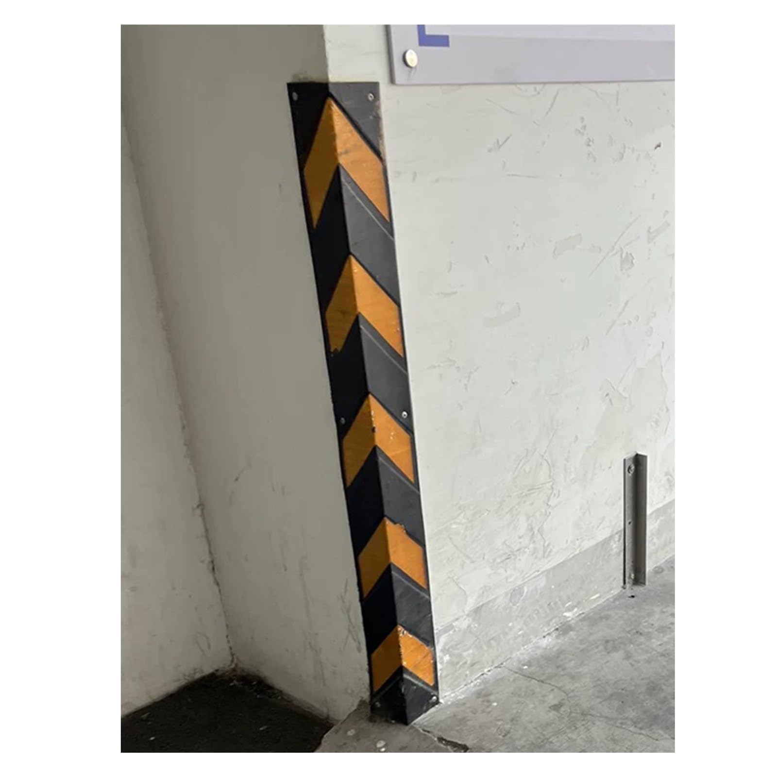 Paraspigoli Profilo Angolare Spigoli 24 32 39 47 59 Pollici Di Lunghezza Bordo Delle Protezioni Della Parete Del Garage In Gomma Strisce Di Protezione, Forma A L Bordo Di Protezione Con Strisce Di Sic