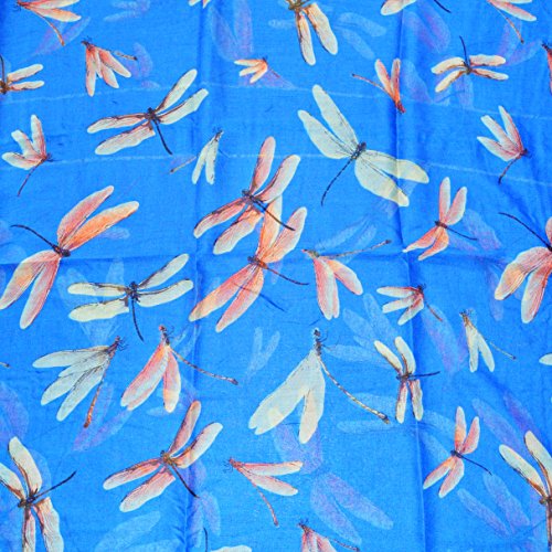 Floral Butterfly Bird Dragonfly Light Weight X Large Infinity Scarf3