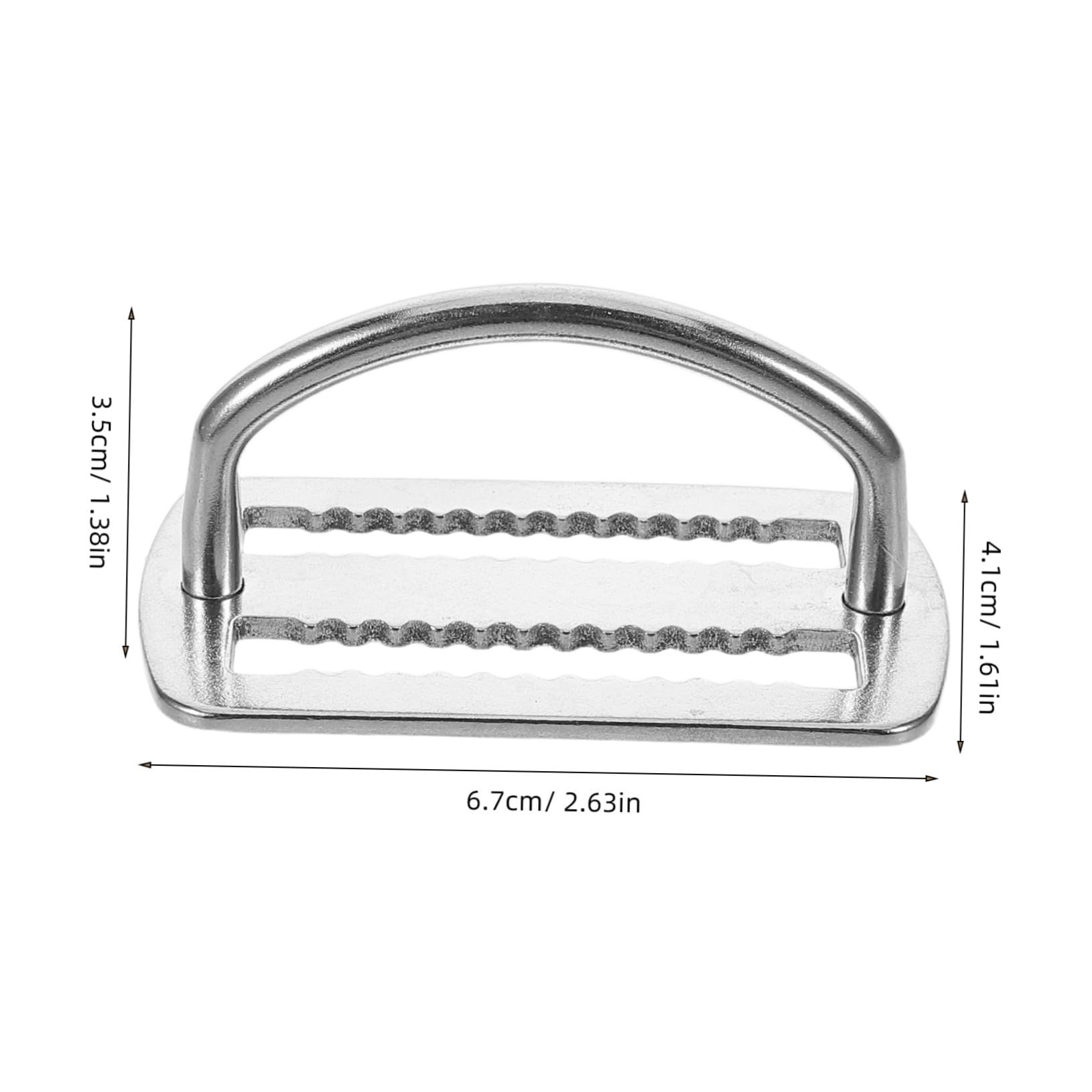 VANZACK Diving Weights Belt D Rings Stainless Steel Serrated Diving Weights Webbing Belt Buckle Retainer for Water Sports Accessories