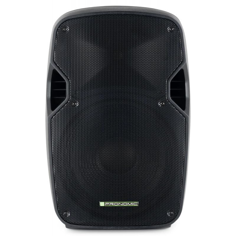 Pronomic Move 12" Partybox - Mobile PA-Anlage Bluetooth Lautsprecher TWS - Musikbox mit leistungsstarkem Akku - Leistung 30W (RMS) - Set inkl. Aktivbox, Funkmikrofon, Headset und Fernbedienung