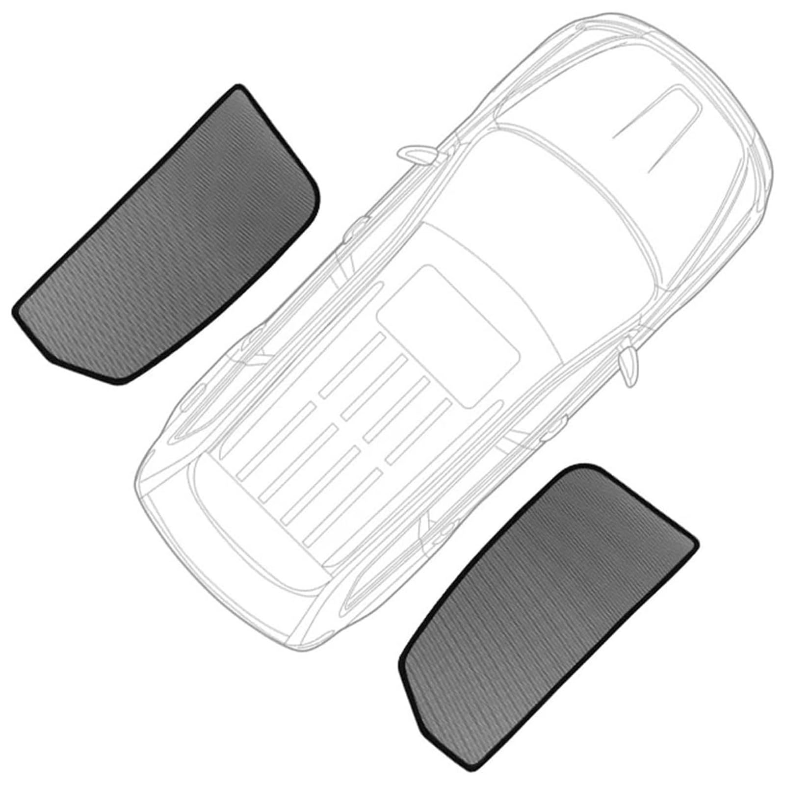 Voiture Pare-Soleil Fenêtre Latérale pour BMW X1 U11 IX1 2023 2024