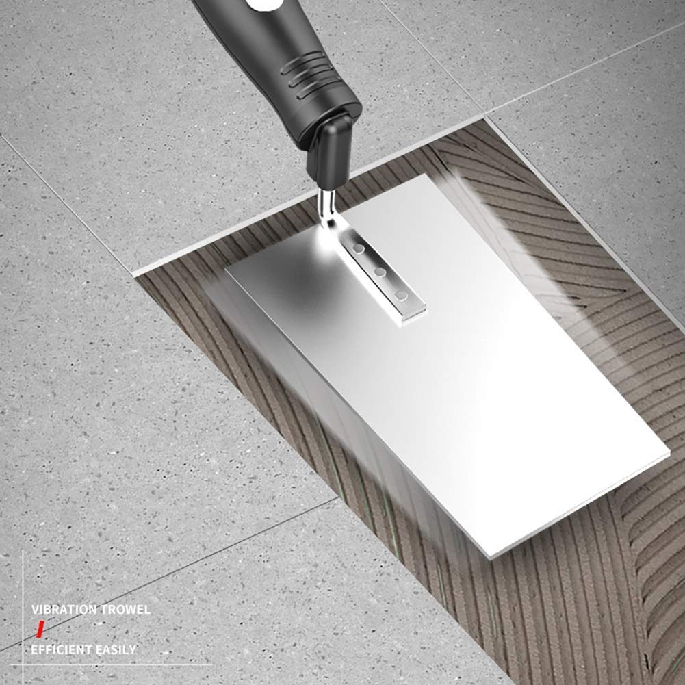 Macchina per piastrellatura elettrica, Strumento di livellamento Automatico per Piastrelle Portatile - Cazzuola per intonacatori - Cazzuola per intonacatura in Acciaio Inossidabile PRO - Cazzuola PE