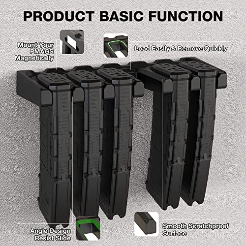 Snapklik.com : 2Pack Magnetic PMAG Wall MountPMAG Holder, Mag Storage ...